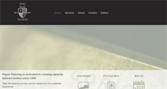 Desktop Screenshot of paynetailors.co.nz